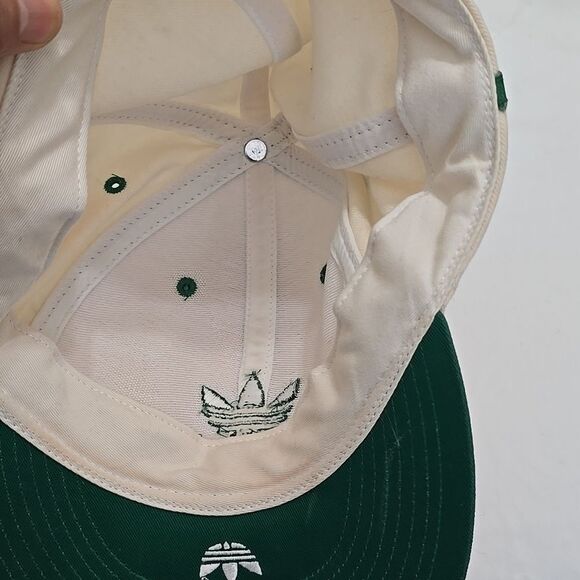 Adidas Cream and Green Fitted Cap M - Picture 3 of 6
